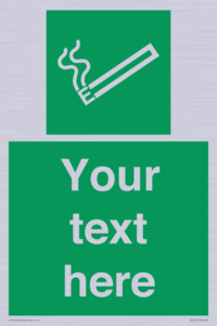 Custom E-Cigarettes/Vaping Permited Sign